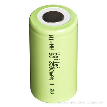 NiMH Battery with 3500mAh Nominal Capacity, 1.2V Voltage with Low Self Discharge